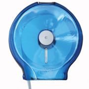 BNG Mini Jumbo Tuvalet Kağıdı Dispenseri Şeffaf Mavi