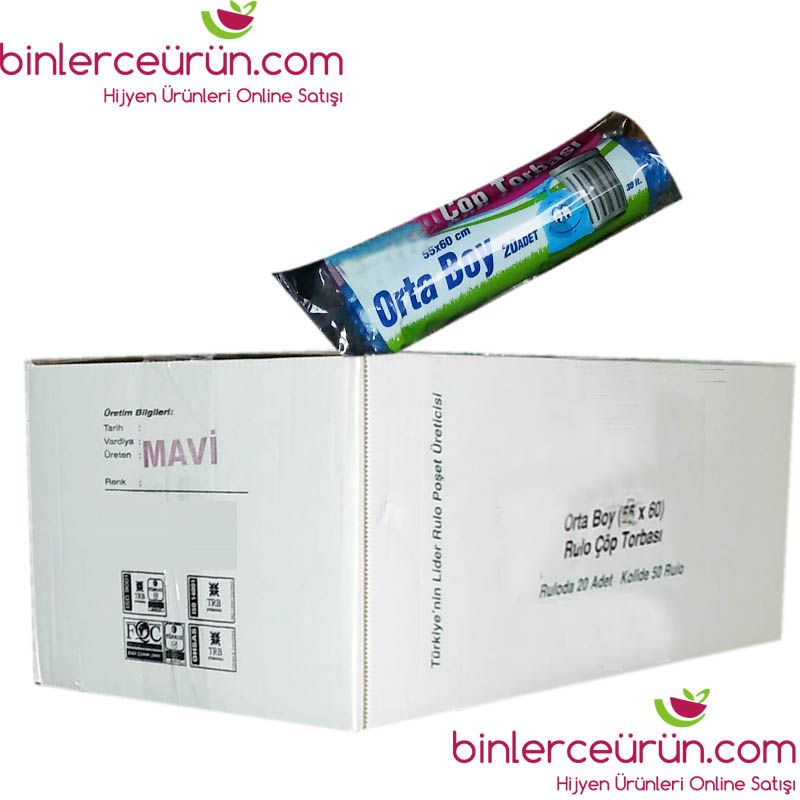 BNG Orta Boy Çöp Poşeti (55 x 60 cm 2000 adet)