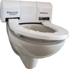 CleanTurn Hijyenik Akıllı Sensörlü - Butonlu Klozet Kapak Sistemi (BEYAZ)