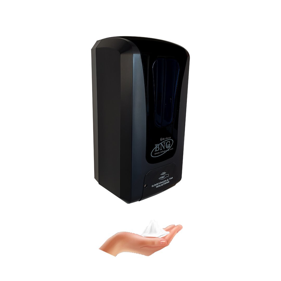 BNG Fotoselli Köpük Dispenseri Adaptörlü ve Pilli 850 ml (SİYAH)