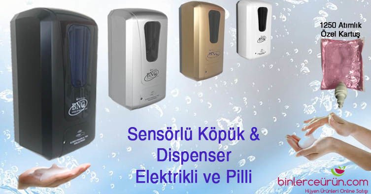 Sensörlü Köpük Sabun Dispenseri