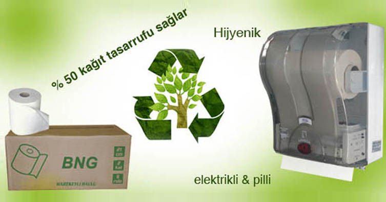 otomatik sensörlü havlu makinesi